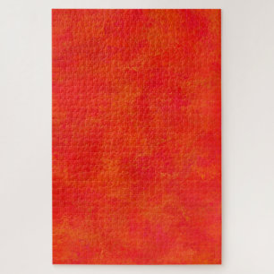 Puzzle Motif Abstrait rouge orange