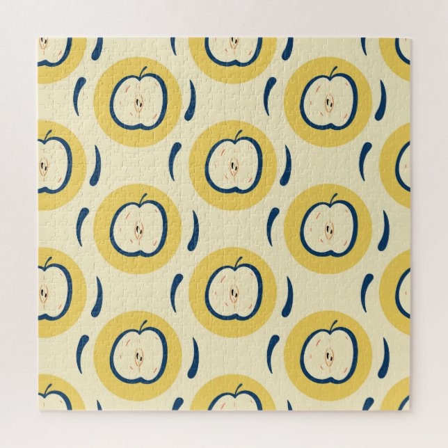 Puzzle Motif Apple vintage : Papier peint classique (Vertical)