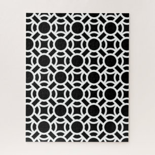 Puzzle Motif blanc sans couture DIY couleur de fond