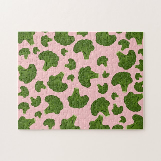 Puzzle Motif Broccoli (Horizontal)