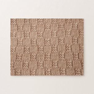 Puzzle Motif Bubble Knit Stitch par Shirley Taylor