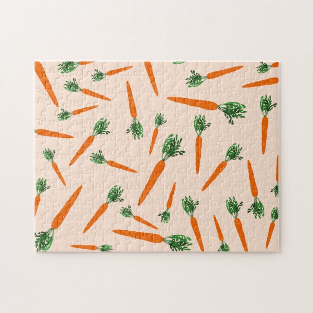 Puzzle Motif Carotte Orange (Horizontal)