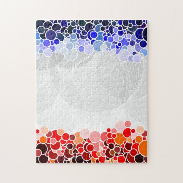 PUZZLE MOTIF CERCLES (Vertical)