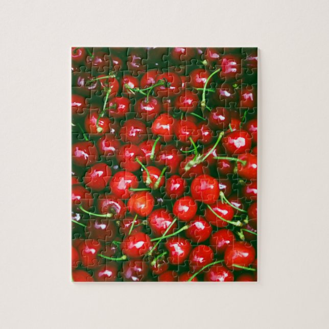 Puzzle Motif Cerises fraîches (Vertical)