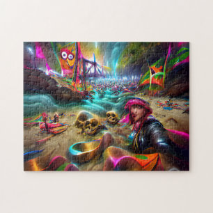 Puzzle motif créatif