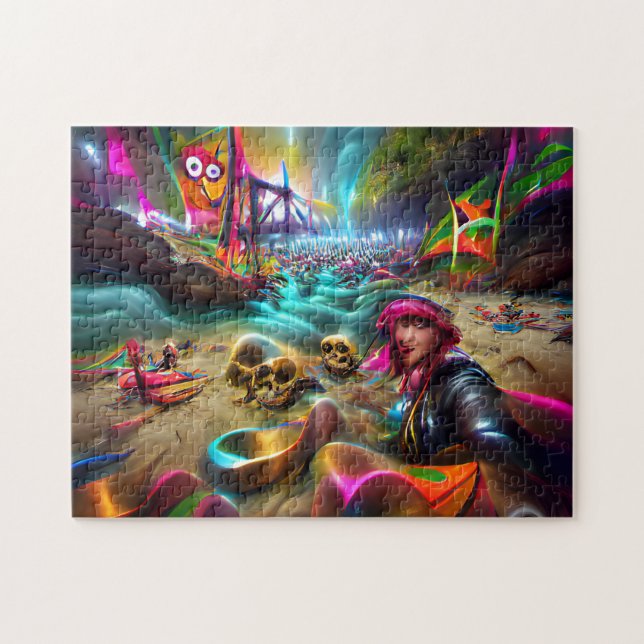 Puzzle motif créatif (Horizontal)