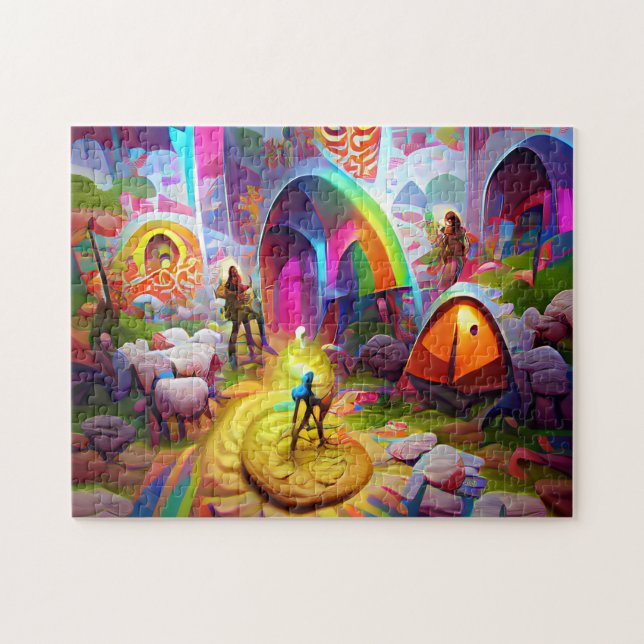 Puzzle motif créatif (Horizontal)