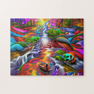 Puzzle motif créatif