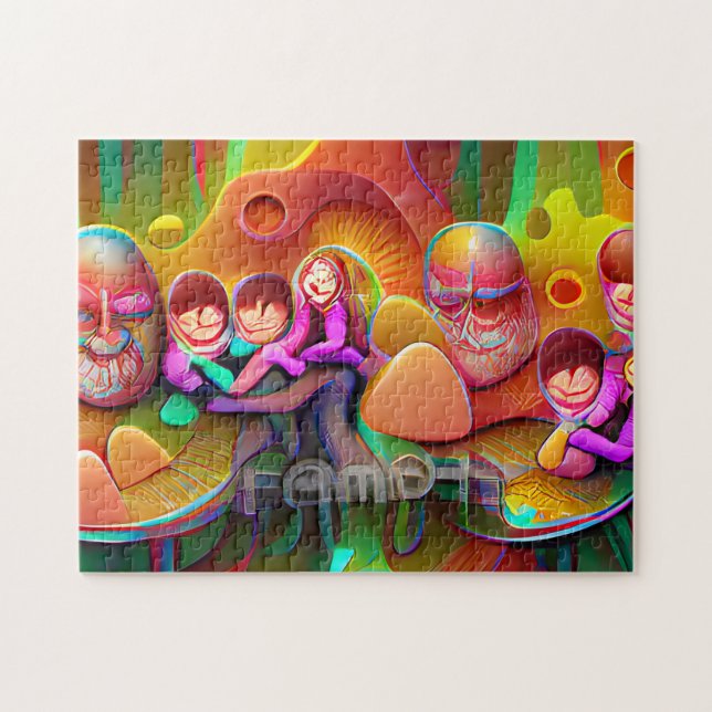 Puzzle motif créatif (Horizontal)