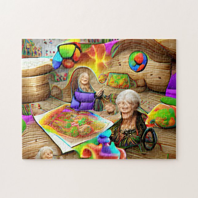 Puzzle motif créatif (Horizontal)