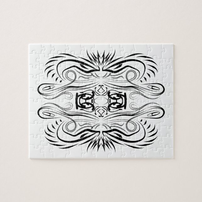 Puzzle motif créatif artistique frontière (Horizontal)