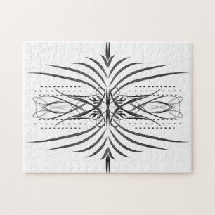 Puzzle motif créatif artistique frontière