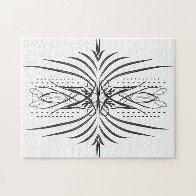 Puzzle motif créatif artistique frontière (Horizontal)