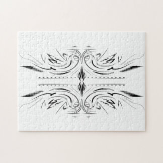 Puzzle motif créatif artistique frontière