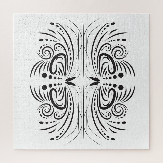 Puzzle motif créatif artistique frontière (Vertical)