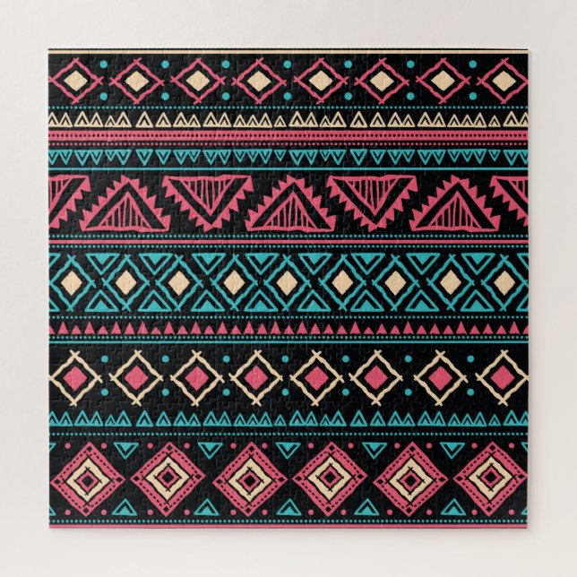 Puzzle Motif d'affaires Vintage tribal (Vertical)