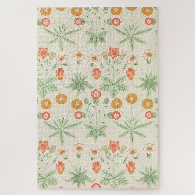 Puzzle Motif Daisy (par William Morris) (Vertical)