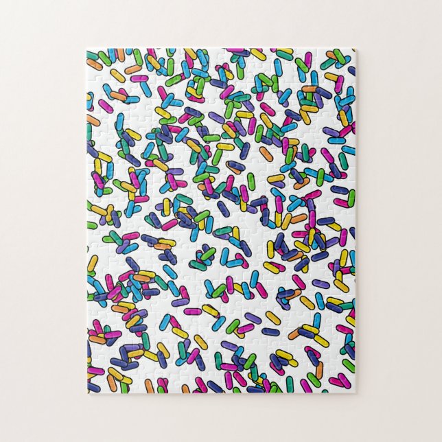 Puzzle Motif d'arrosage éparpillé (Vertical)