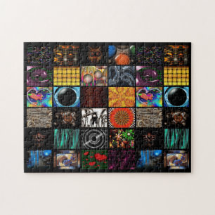 Puzzle Motif d'arts pop décoratifs
