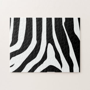 Puzzle Motif de bandes d'impression Zebra