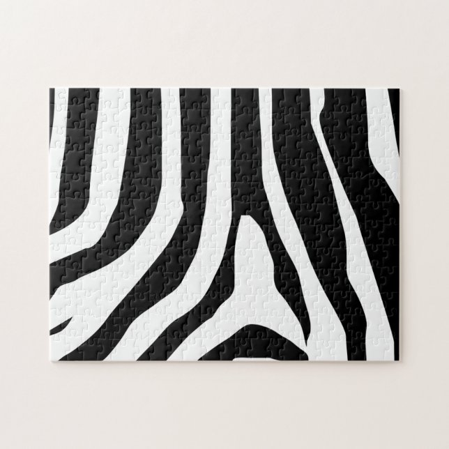 Puzzle Motif de bandes d'impression Zebra (Horizontal)