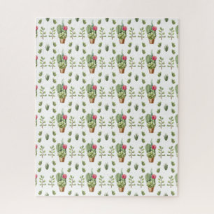 Puzzle Motif de cactus cactées succulentes  