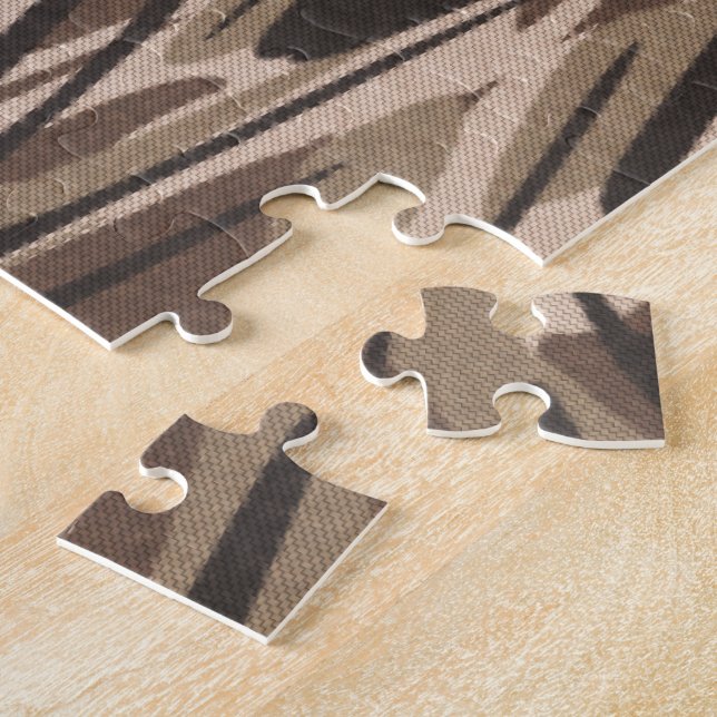 Puzzle Motif de camouflage marron (Côté)