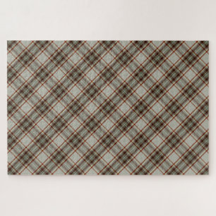 Puzzle Motif de carreaux tartan inspiré de la royauté