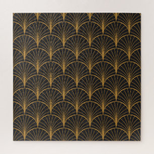 Puzzle Motif de cercles géométriques Art Déco