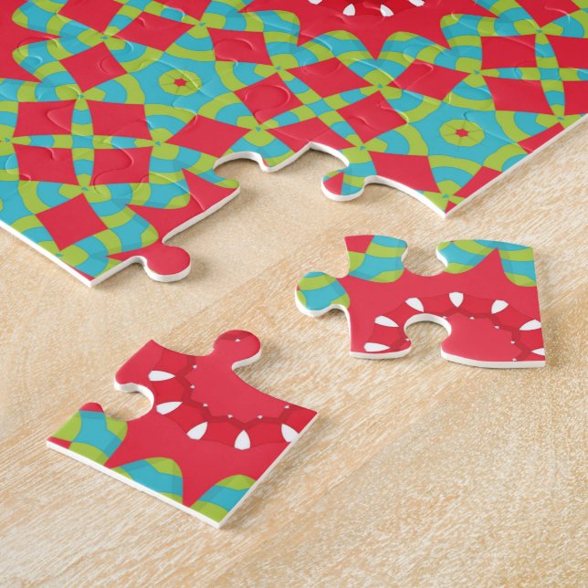 Puzzle Motif de charme des fêtes de Noël  (Côté)