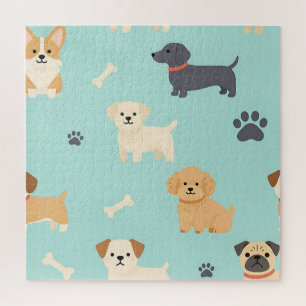 Puzzle Motif de chiots mignons