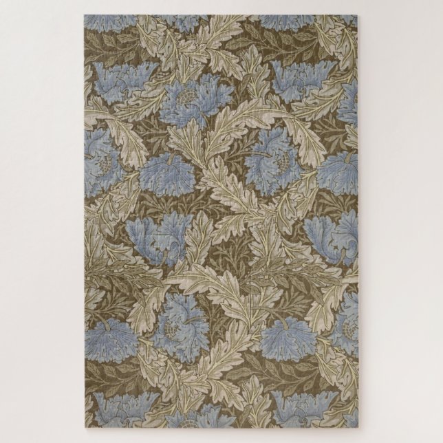 Puzzle Motif de couronne bleue (par William Morris) (Vertical)