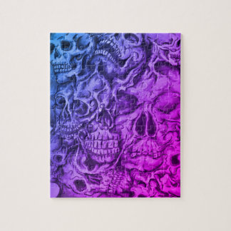 Puzzle motif de crâne