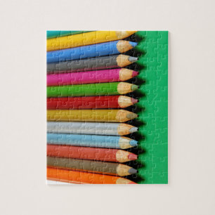 Puzzle Motif de crayons colorés