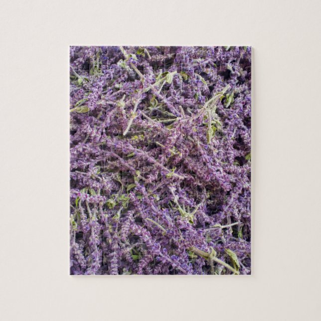 Puzzle Motif de fleurs de lavande (Vertical)