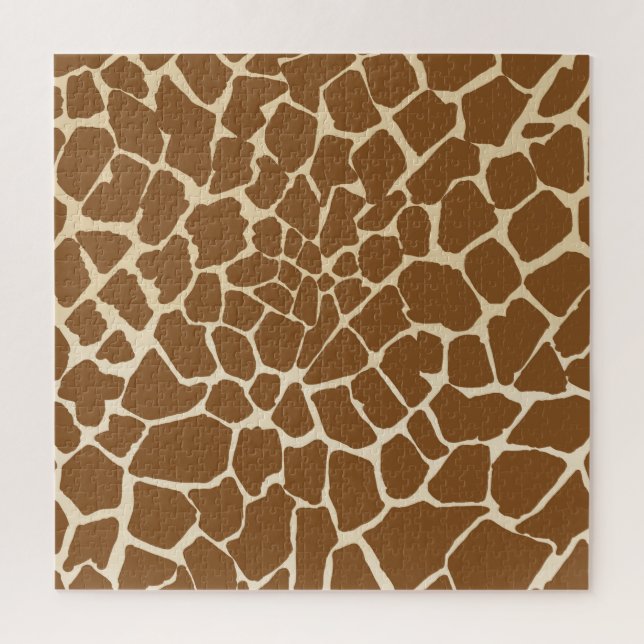 Puzzle Motif de fourrure Giraffe Imprimer (Vertical)