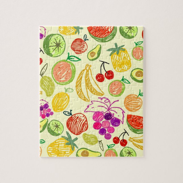 Puzzle Motif de fruits (Vertical)
