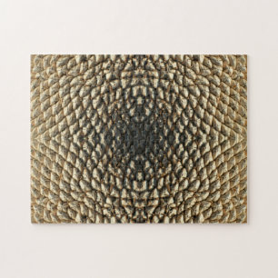 Puzzle - Motif de graines de tournesol