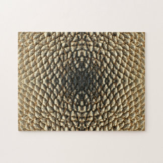 Puzzle - Motif de graines de tournesol