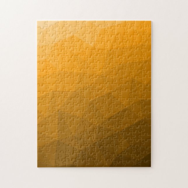 Puzzle Motif de maillage géométrique à dégradé orange (Vertical)