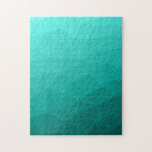 Puzzle Motif de maillage géométrique dégradé turquoise Tr<br><div class="desc">Maillage géométrique triangulaire avec dégradé ombré turquoise aqua foncé clair.</div>