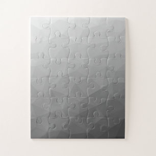 Puzzle Motif de maille géométrique à dégradé gris