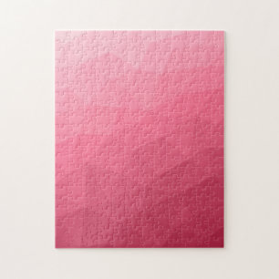 Puzzle Motif de maille géométrique à dégradé rose