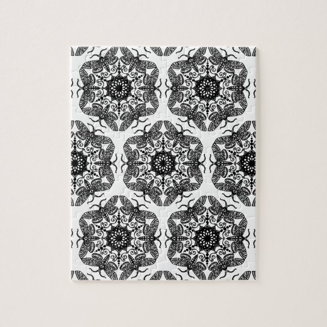 Puzzle Motif de mite de Wycinanka (Vertical)