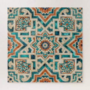 Puzzle Motif de mosaïque marocaine