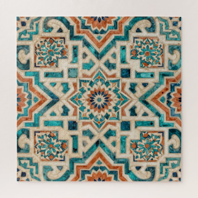 Puzzle Motif de mosaïque marocaine (Vertical)