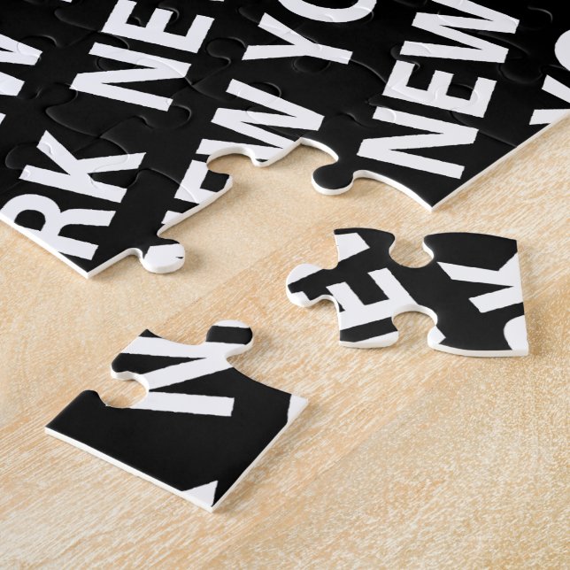 Puzzle Motif de New York White (Côté)