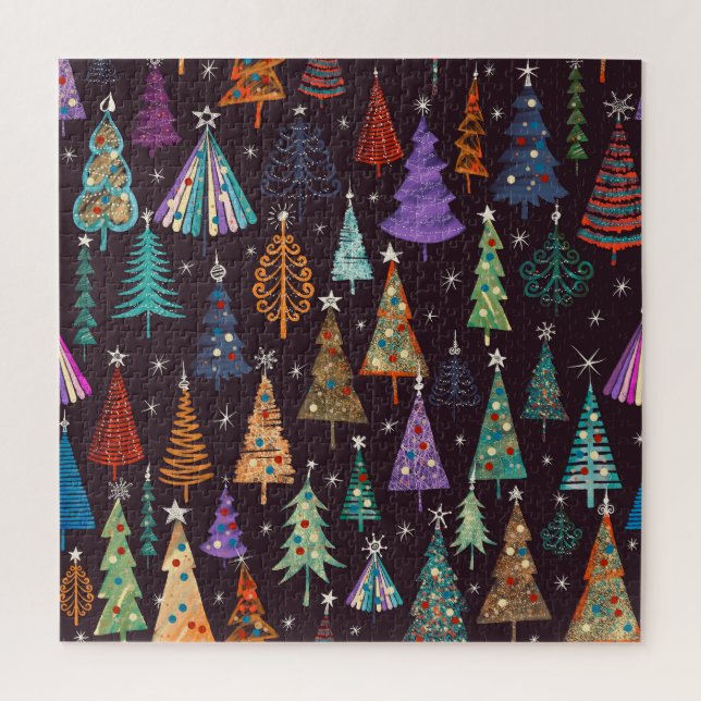 Puzzle Motif de Noël Festif (Vertical)