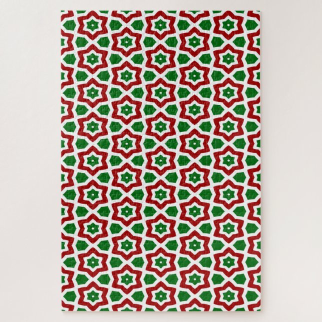 Puzzle Motif de Noël Orné (Vertical)