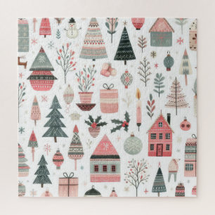 Puzzle Motif de Noël scandinave